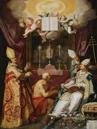 Abraham Bloemaert - The Four Fathers Of The Latin Church.webp