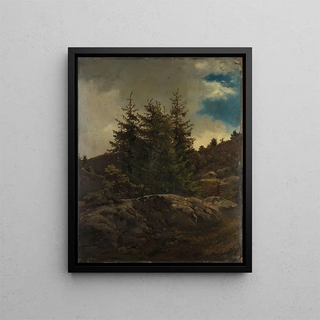 Adolph Tidemand - Landscape from Nes in Hallingdal.webp