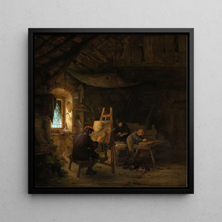 Adriaen van Ostade - The Painters Studio.webp