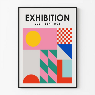 Affiche Bauhaus - Composition Colorée