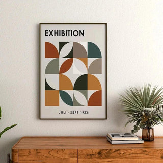 Affiche Bauhaus - Motifs Modulaires