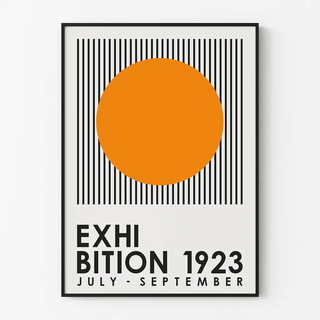 Affiche Bauhaus - Soleil Graphique