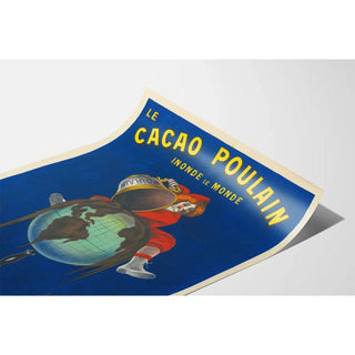 Affiche publicitaire vintage - Cacao Poulain
