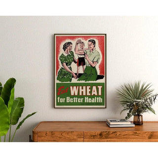 Affiche vintage - Eat Wheat for Better Health