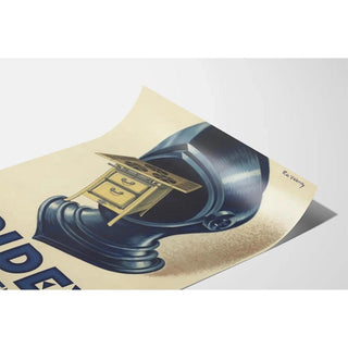 Affiche vintage - Spidex, La Cuisinière en Acier par R. de Valerio