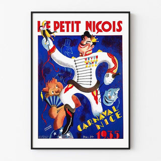 Affiche vintage du Carnaval de Nice