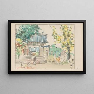 Akamatsu Rinsaku - Haginotera the temple of bush clovers.webp