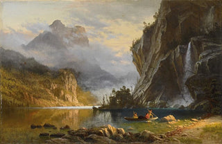 Albert Bierstadt - Indians Spear Fishing.webp