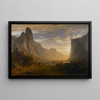 Albert Bierstadt - Looking Down Yosemite Valley California.webp