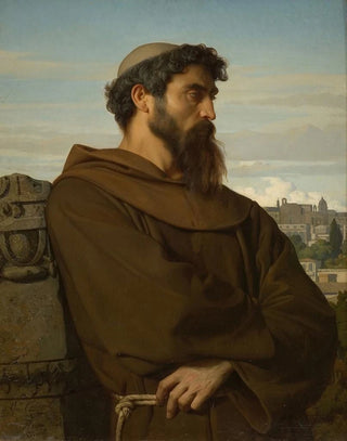 Alexandre Cabanel - Un penseur jeune moine romain.webp