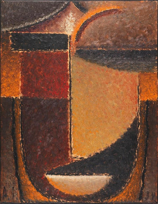 Alexej von Jawlensky - Abstrakter Kopf Orient Verhaltene Glut.webp