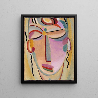 Alexej von Jawlensky - Mystical head Meditation.webp