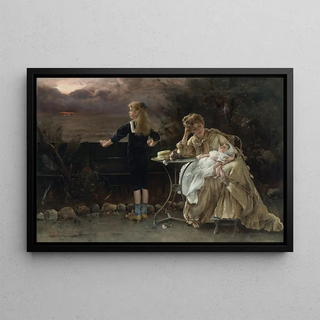 Alfred Stevens - Mre Et Ses Enfants.webp