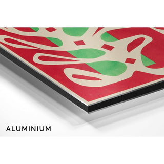 Algue Blanche sur Fond Rouge et Vert - Henri Matisse | Reproduction Tableau Décoration murale affiche copie