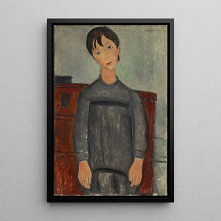 Amedeo Modigliani - Girl Standing In Black Pinafore.webp