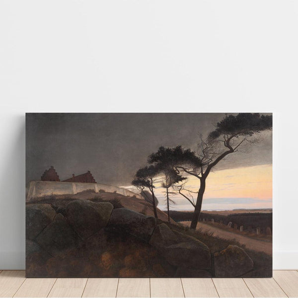Reproduktion des Gemäldes Nach dem Sonnenuntergang - Laurits Andersen Ring