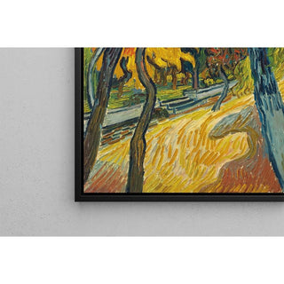 Arbres dans le Jardin de l'asile - Vincent van Gogh | Reproduction Tableau Décoration murale affiche copie