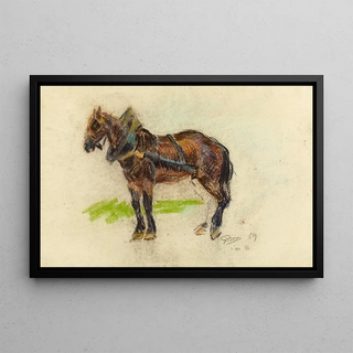 Armand Guillaumin - Etude de cheval.webp