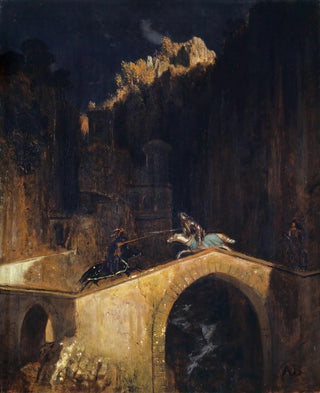 Arnold Bcklin - The Fight on the Bridge.webp
