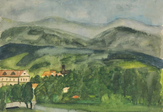 Arnold Peter WeiszKubnan - Landscape with houses.webp