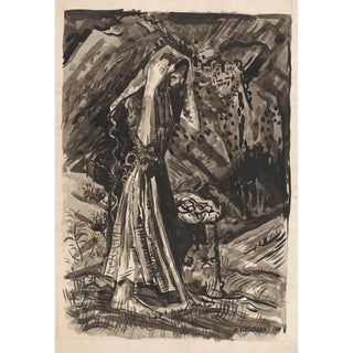 Arnold Peter WeiszKubnan - Standing Woman with a Bag of Potatoes.webp