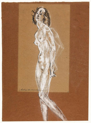 Arthur Bowen Davies - Standing Female Nude.webp