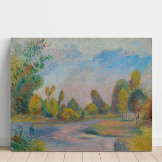 Au Bord de la Rivière - Pierre-Auguste Renoir | Reproduction Tableau Décoration murale affiche copie