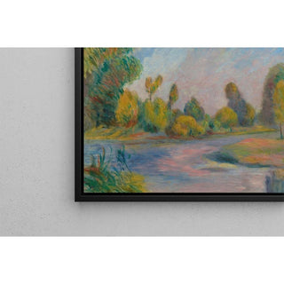 Au Bord de la Rivière - Pierre-Auguste Renoir | Reproduction Tableau Décoration murale affiche copie