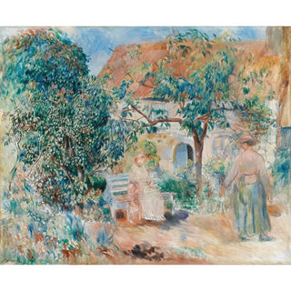 Au Jardin en Bretagne - Pierre-Auguste Renoir | Reproduction Tableau Décoration murale affiche copie
