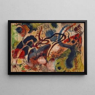 August Macke - Satirical figure on the Blue Rider.webp