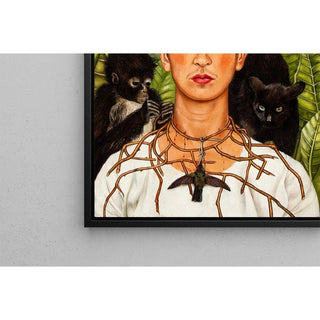 Autoportrait avec un collier d'épines - Frida Kahlo | Reproduction Tableau Décoration murale affiche copie