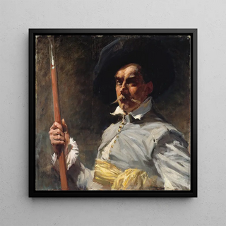 Autoportrait en costume du XVIIe siècle - Albert Edelfelt