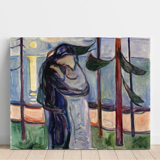 Baiser à la plage - Edvard Munch | Reproduction Tableau Décoration murale affiche copie