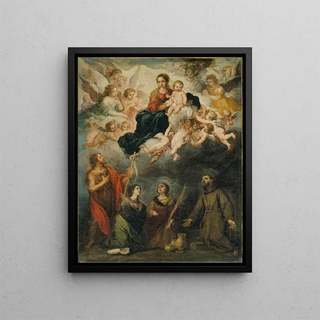 Bartolom Estebn Murillo - The Virgin and Child with Saints.webp