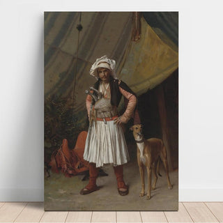 Bashi-Bazouk et son chien - Jean-Léon Gérôme | Reproduction Tableau Décoration murale affiche copie