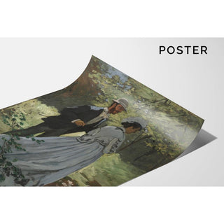 Bazille et Camille Étude pour Déjeuner sur l'Herbe - Claude Monet | Reproduction Tableau Décoration murale affiche copie