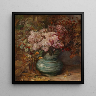 Bouquet de chrysanthèmes et de soucis - Olga Wisinger-Florian