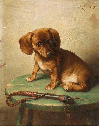 Carl Reichert - A Dachshund Puppy.webp