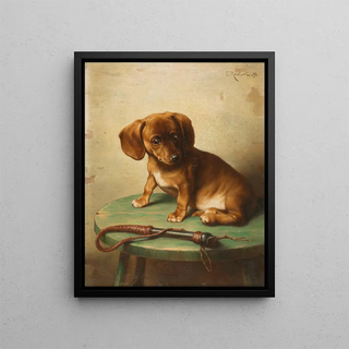Carl Reichert - A Dachshund Puppy.webp