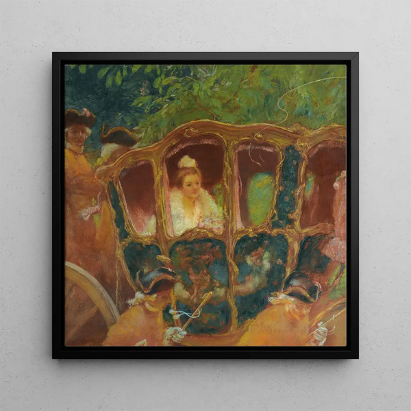 Cendrillon - Gaston La Touche — gerahmtes Bild an der Wand