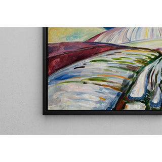 Champ sous la neige - Edvard Munch | Reproduction Tableau Décoration murale affiche copie