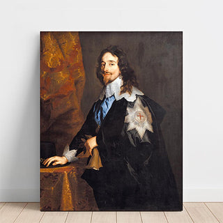 Charles Ier, Roi d'Angleterre par Anthony van Dyck | Reproduction Tableau Décoration murale affiche copie