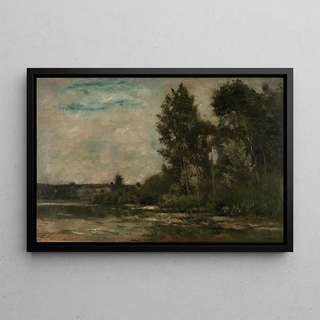 Charles Franois Daubigny - Scne de rivire River Scene.webp