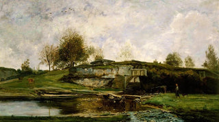 Charles Franois Daubigny - Sluice in the Optevoz Valley.webp