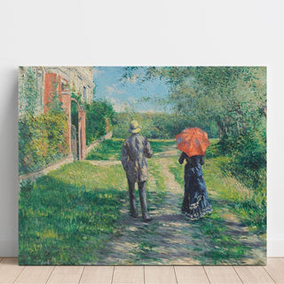 Chemin Montant - Gustave Caillebotte | Reproduction Tableau Décoration murale affiche copie