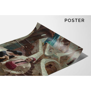 City of Temptation - Dean Cornwell | Reproduction Tableau Décoration murale affiche copie