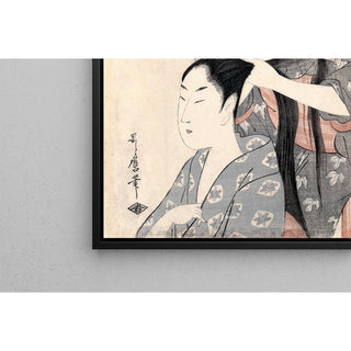 Coiffeuse - Kitagawa Utamaro | Reproduction Tableau Décoration murale affiche copie