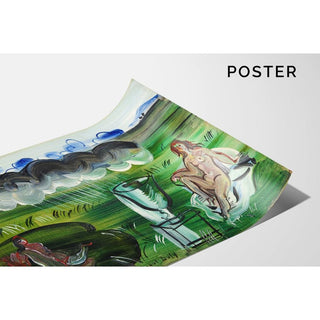 Composition avec Vase et Nus - Raoul Dufy | Reproduction Tableau Décoration murale affiche copie