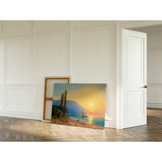 Coucher de soleil sur Yalta - Ivan Konstantinovich Aivazovsky | Reproduction Tableau Décoration murale affiche copie