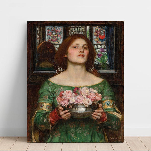Reproduktion des Gemäldes Cueillez les boutons de rose tant que vous le pouvez - John William Waterhouse